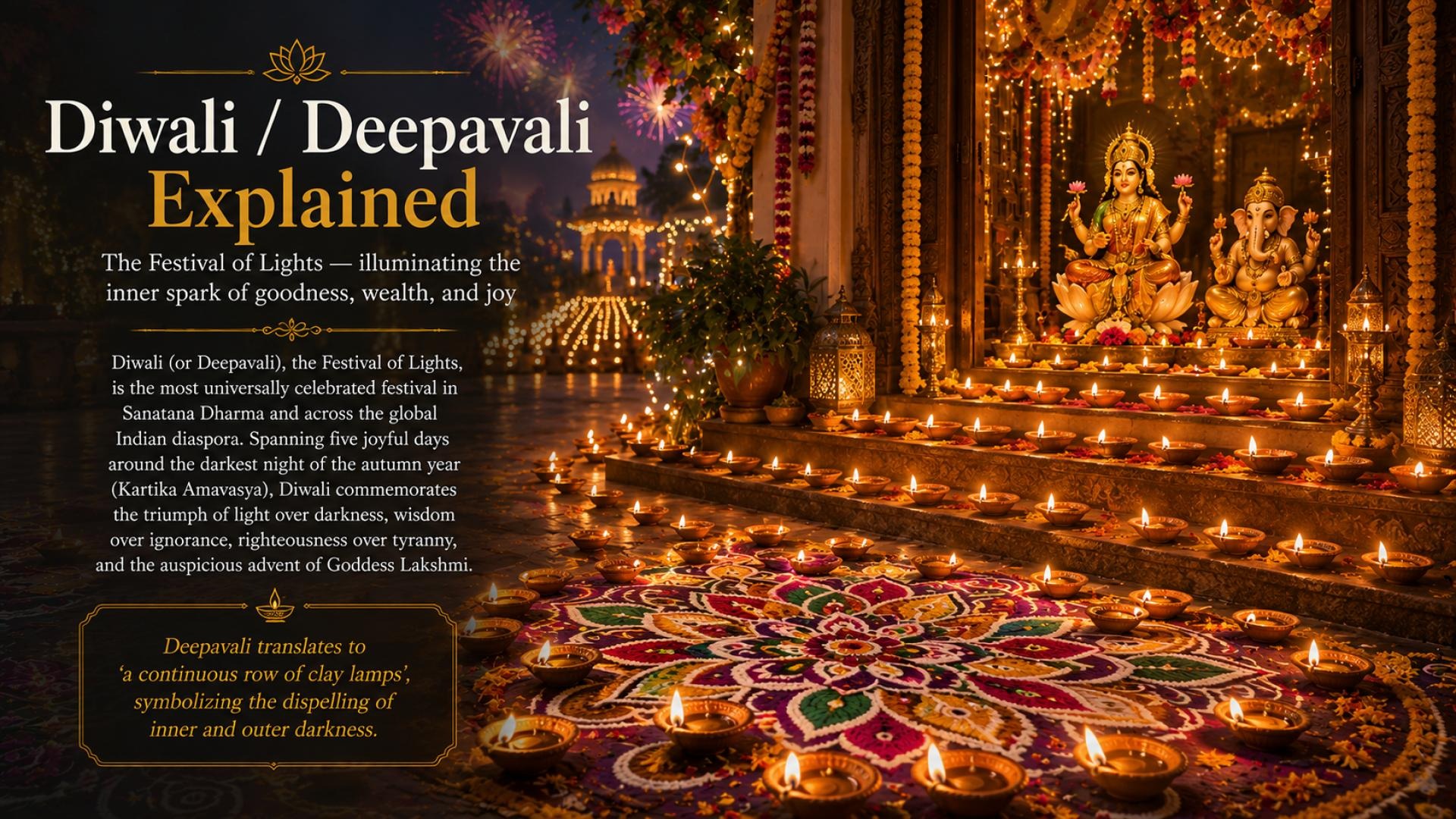 Diwali / Deepavali Explained