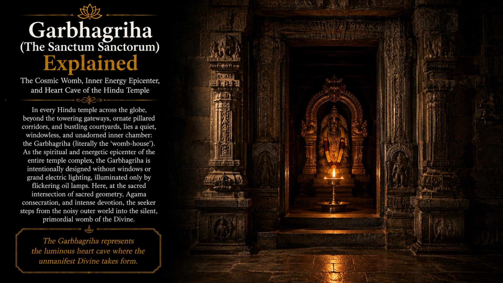 Garbhagriha (The Sanctum Sanctorum) Explained