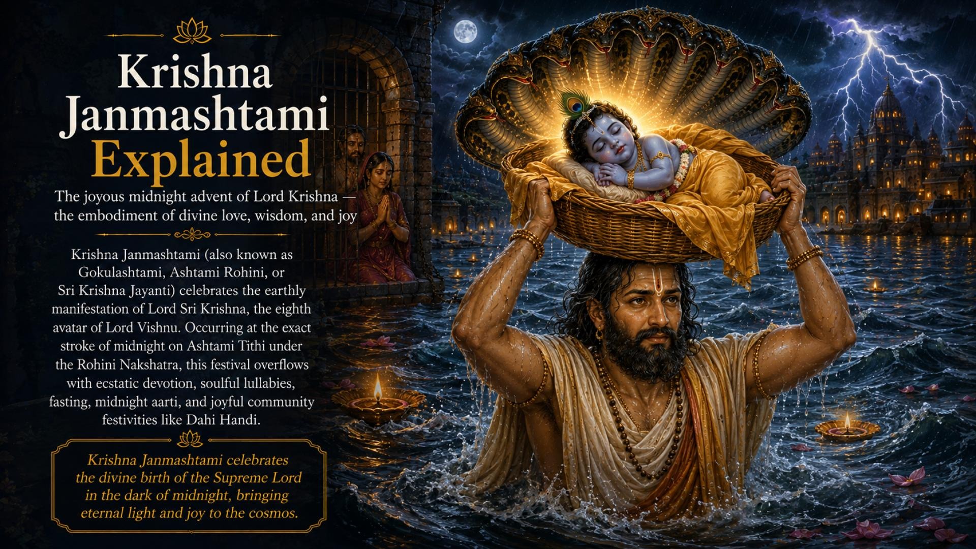 Krishna Janmashtami Explained