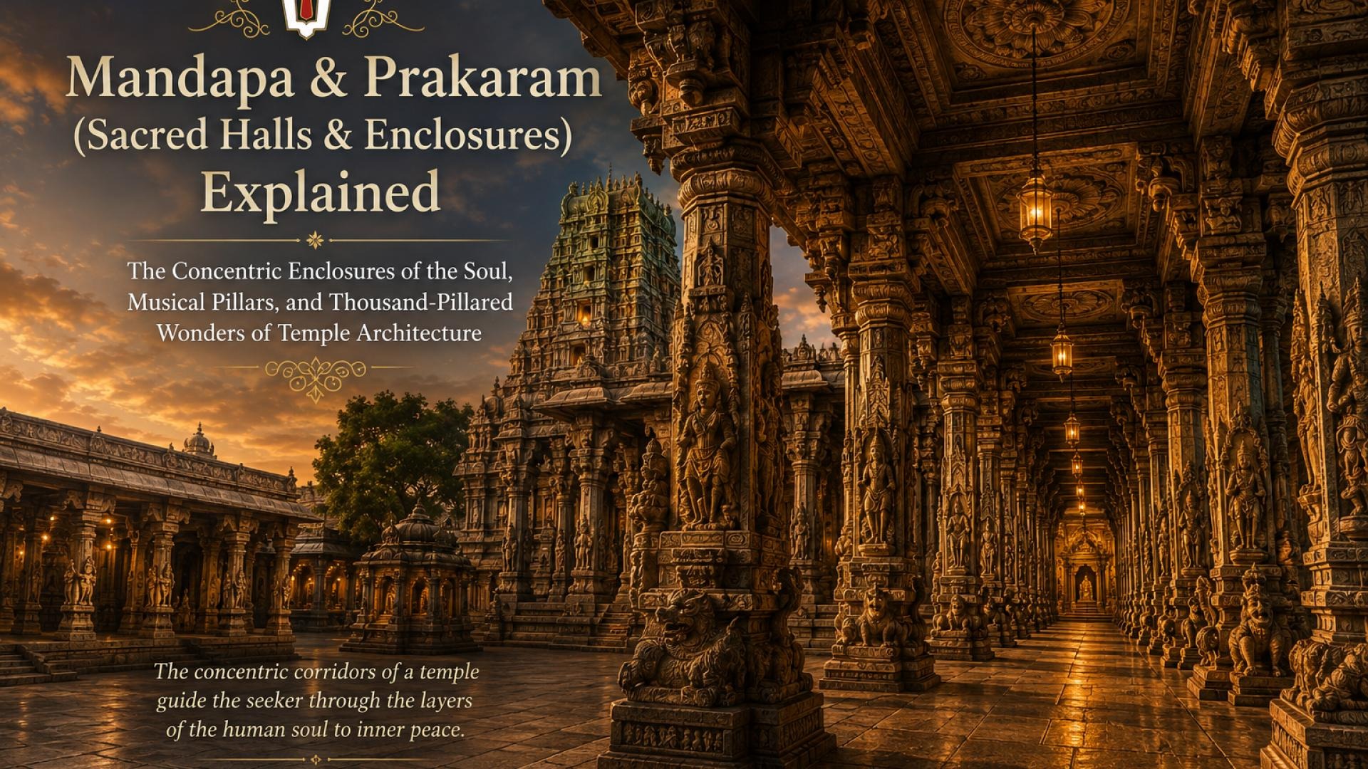Mandapa & Prakaram (Sacred Halls & Enclosures) Explained