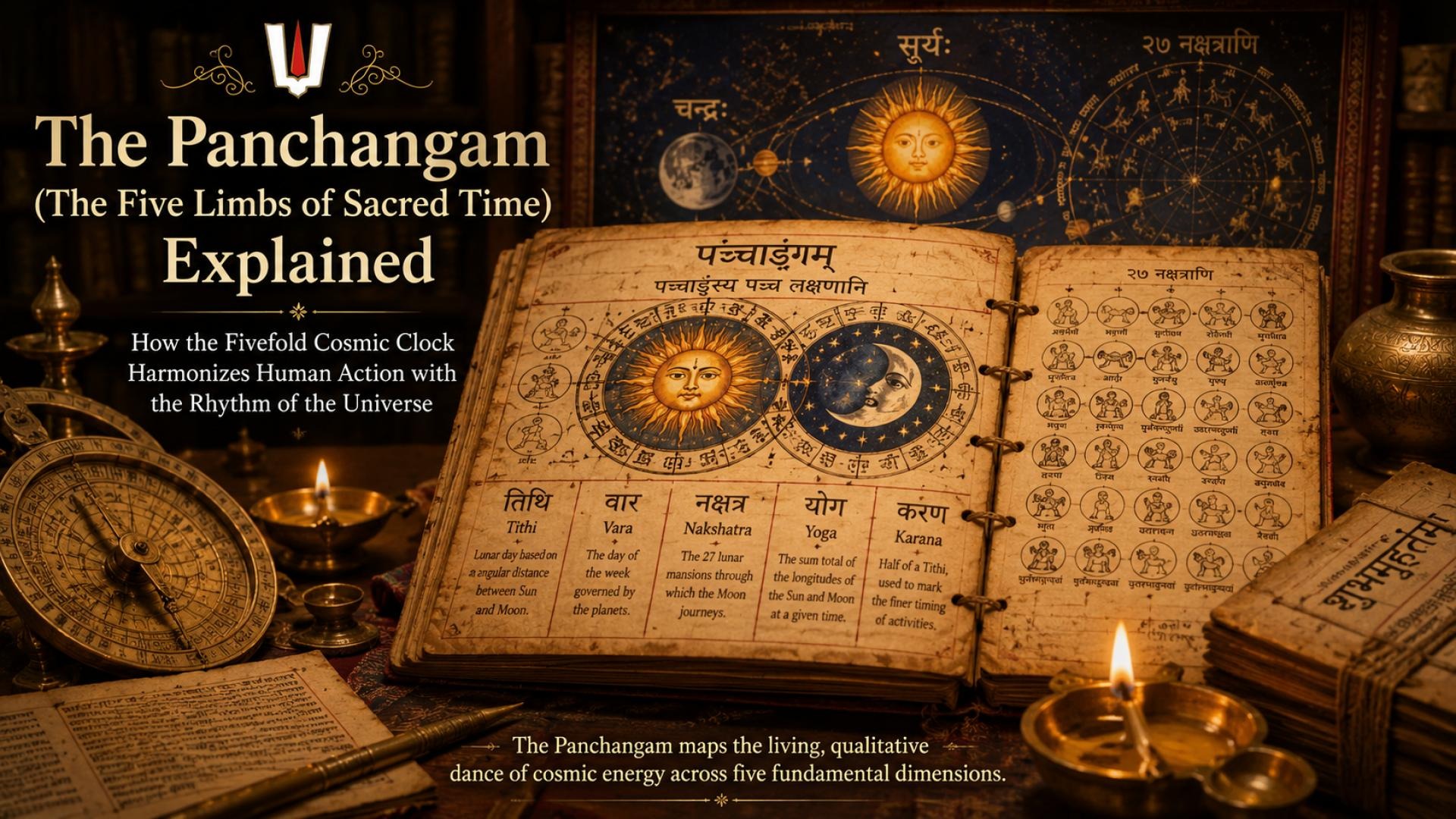The Panchangam (The Five Limbs of Sacred Time) Explained