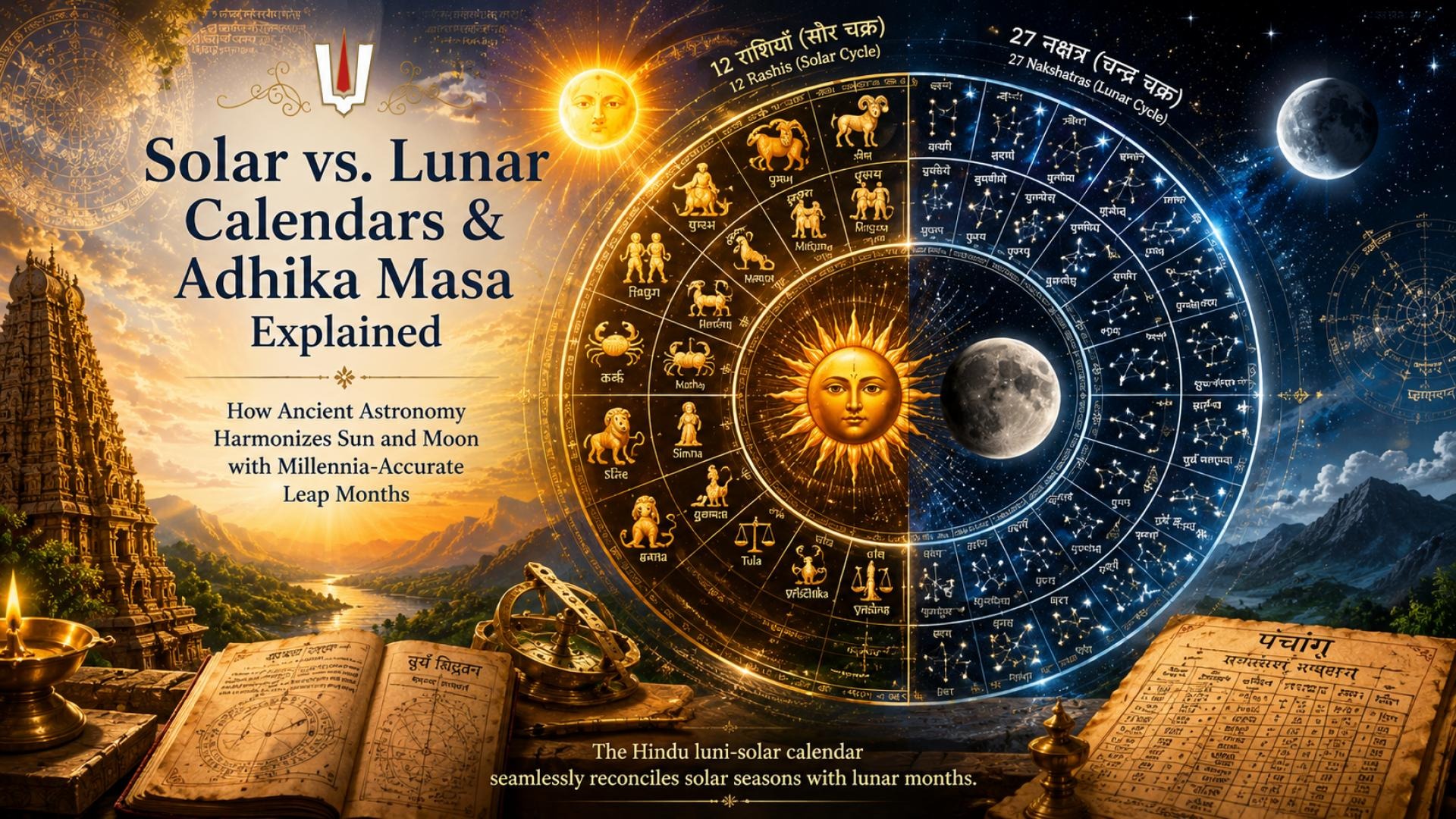 Solar vs. Lunar Calendars & Adhika Masa Explained