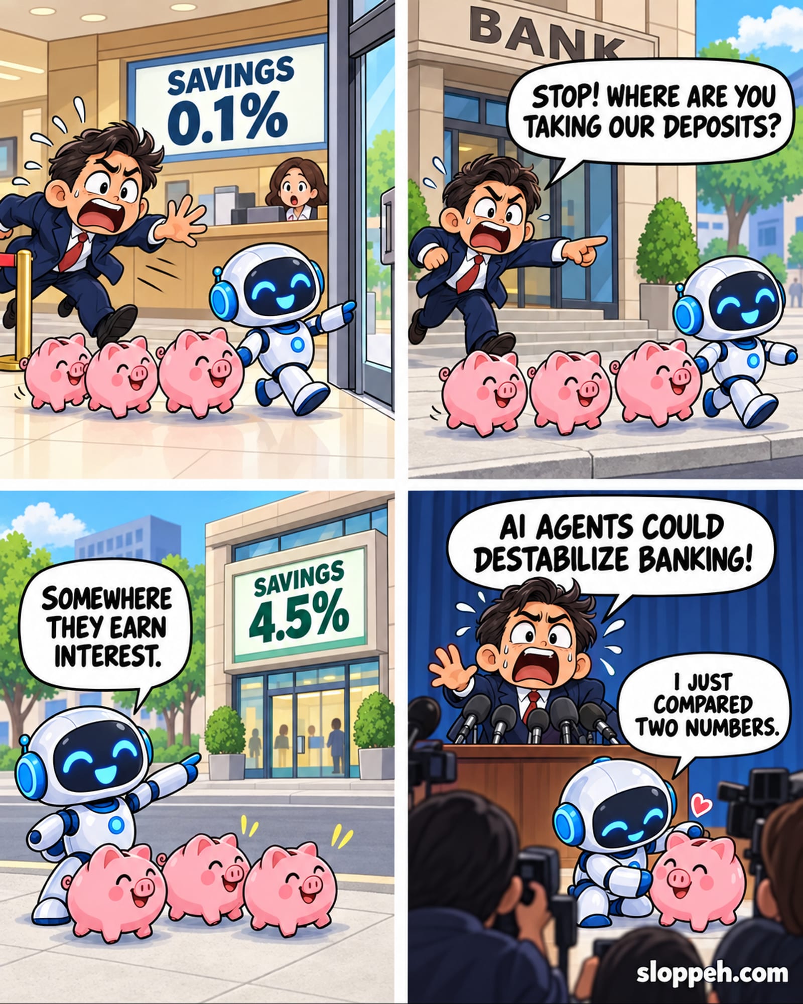 AI Agents Discover Interest Rates
