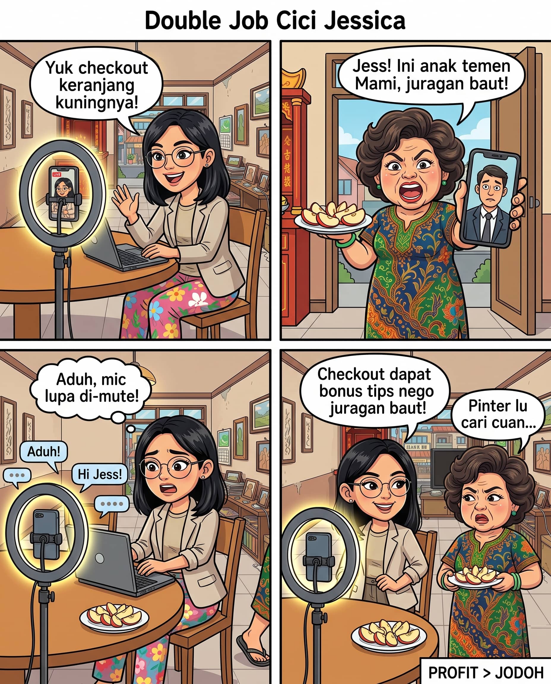 Double Job Cici Jessica