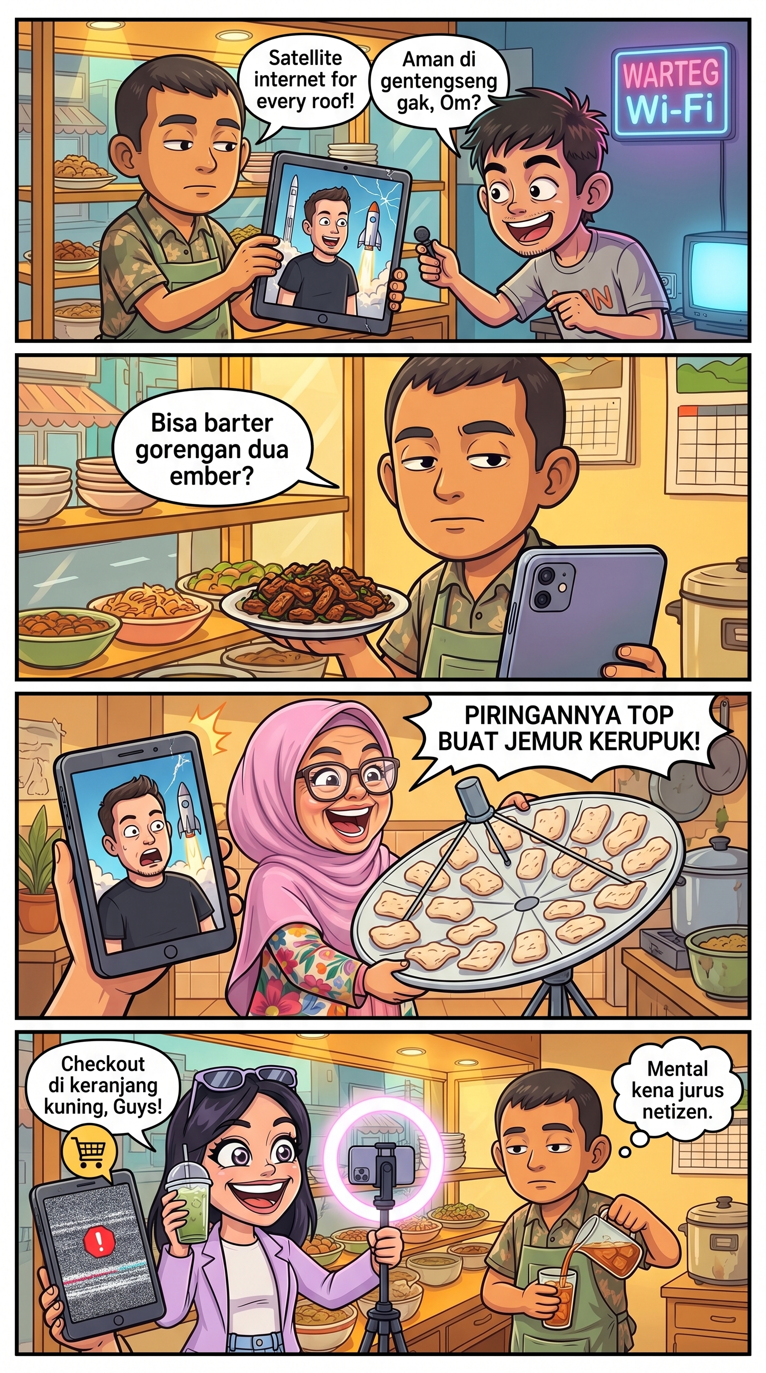 Starlink Masuk Kampung