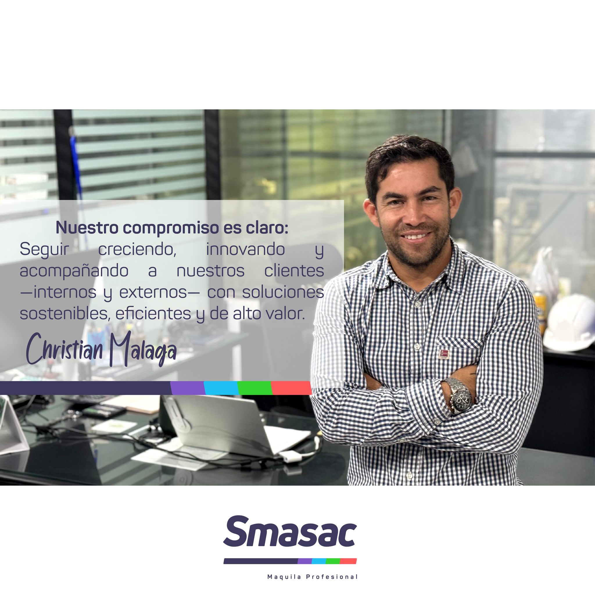 Christian Malaga, Director División Plásticos de Smaplast