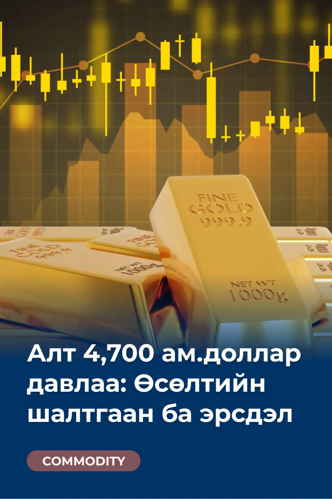 Алт 4,700 ам.доллар давлаа: Өсөлтийн шалтгаан ба эрсдэл