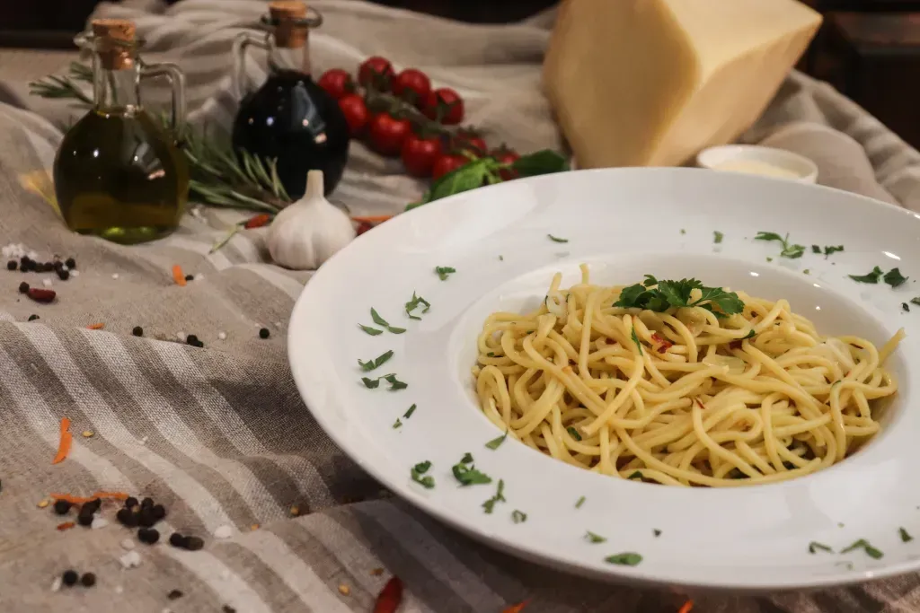 Spaghetti aglio, olio e peperoncino