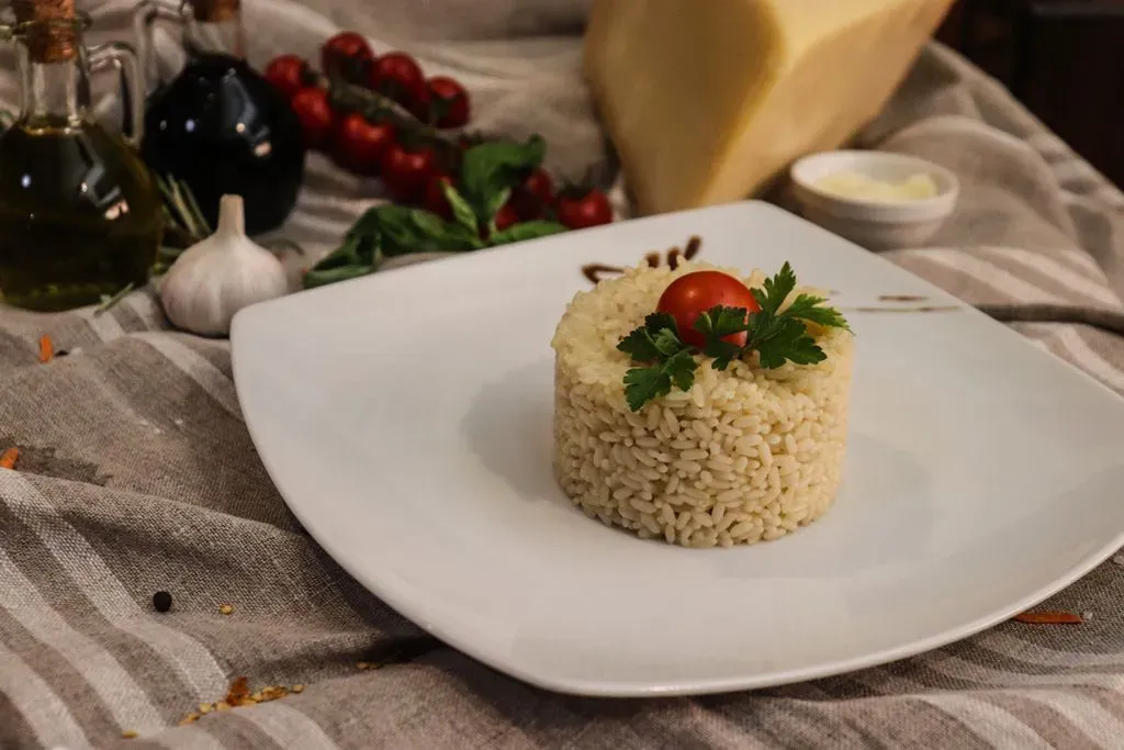 Orez alb cu parmezan