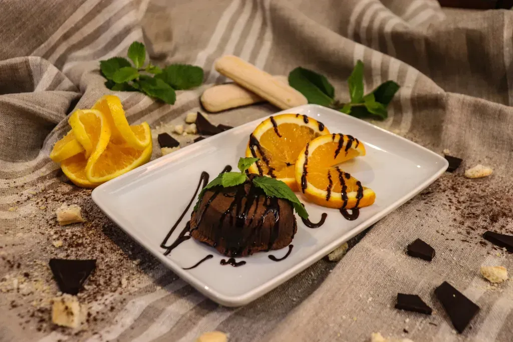 Soufflé de ciocolată