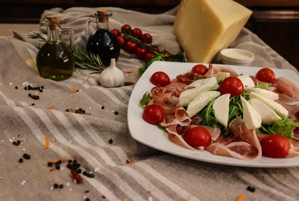 Prosciutto crudo e mozzarella