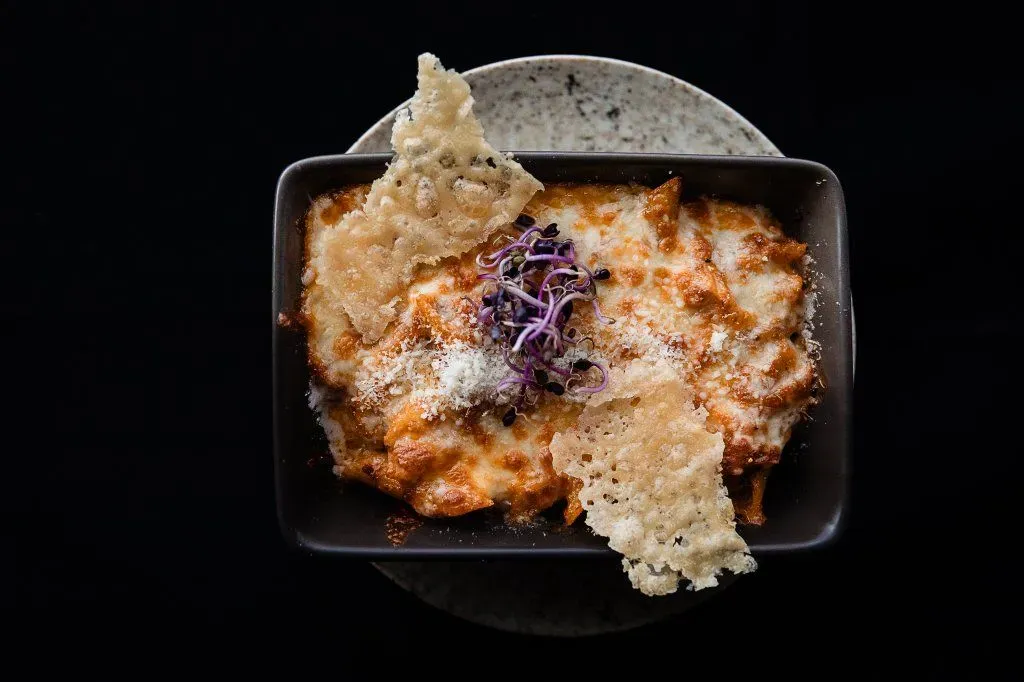 Penne al forno Bolognese