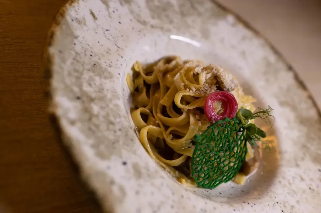 Tagliatelle cu muschi de vita si hribi
