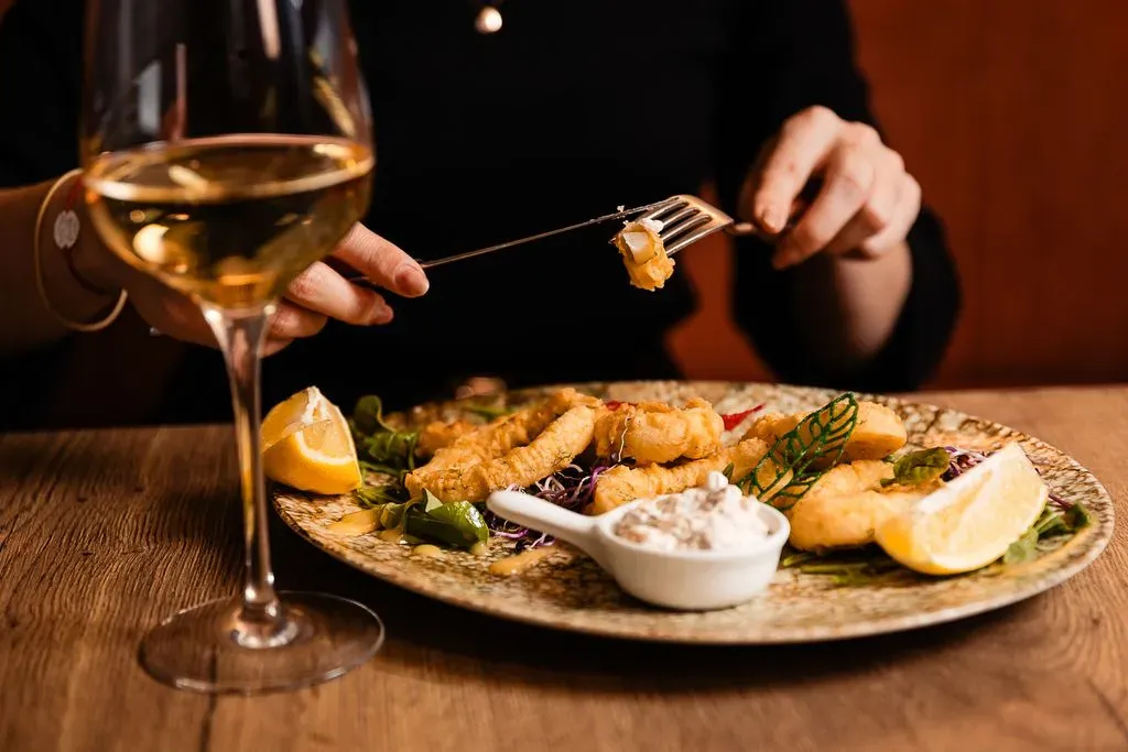 Calamar  tempura