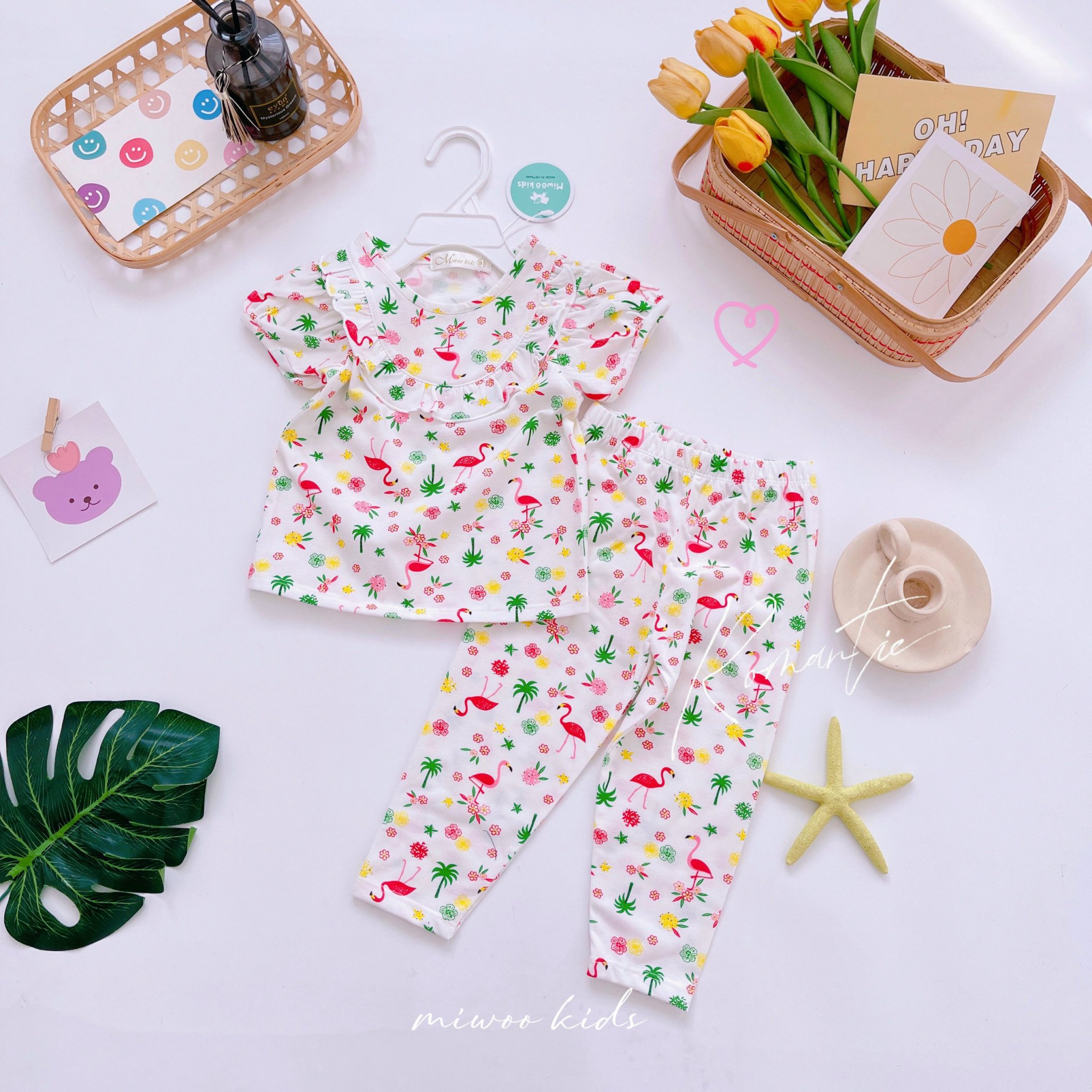 Miwoo Kids White Flamingo