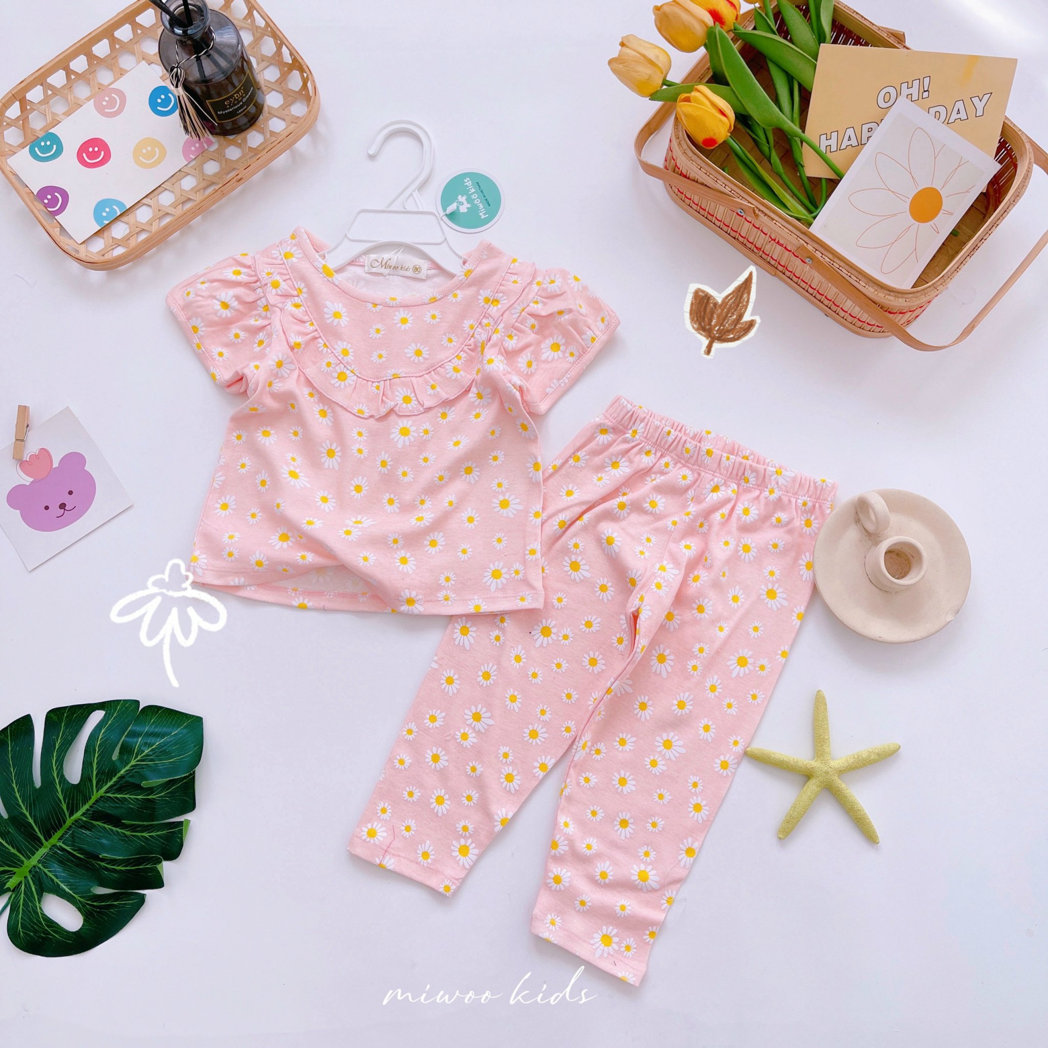 Miwoo Kids Pink Daisy