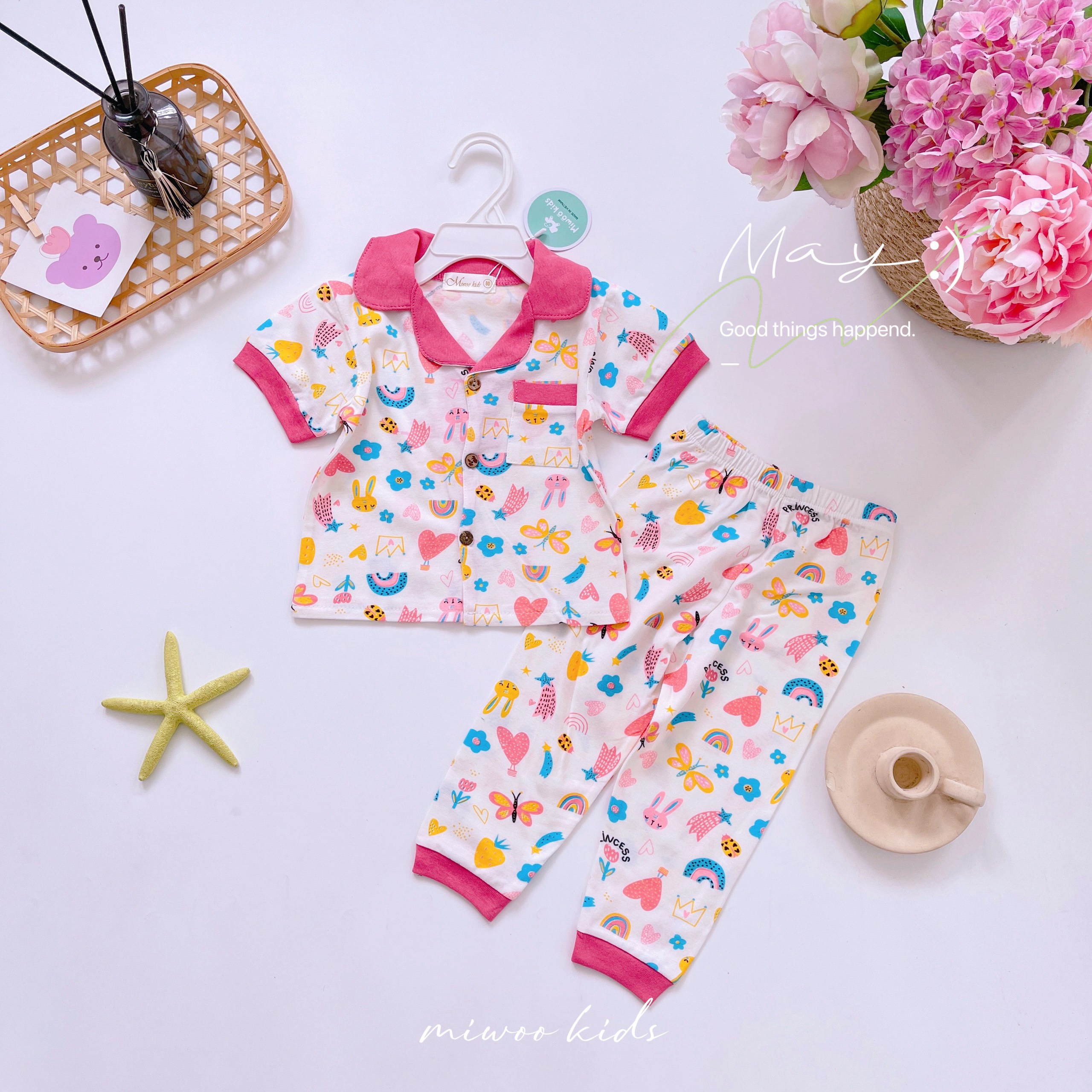 Miwoo Kids Pink Rainbow
