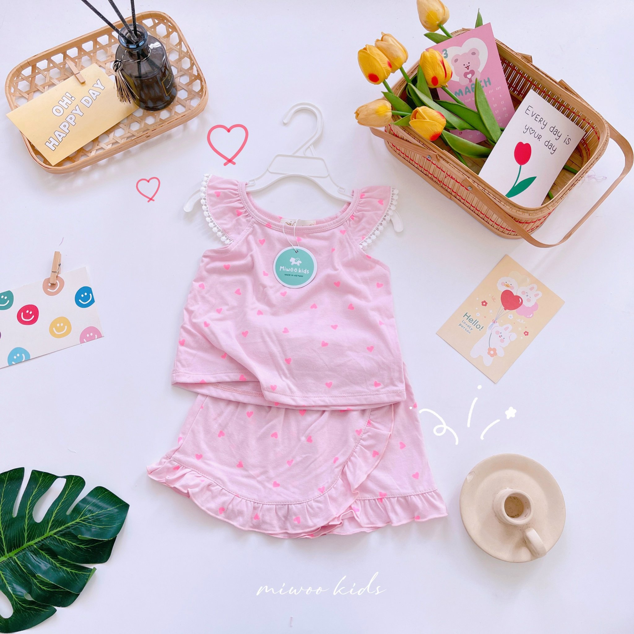 Miwoo Kids Pink Heart