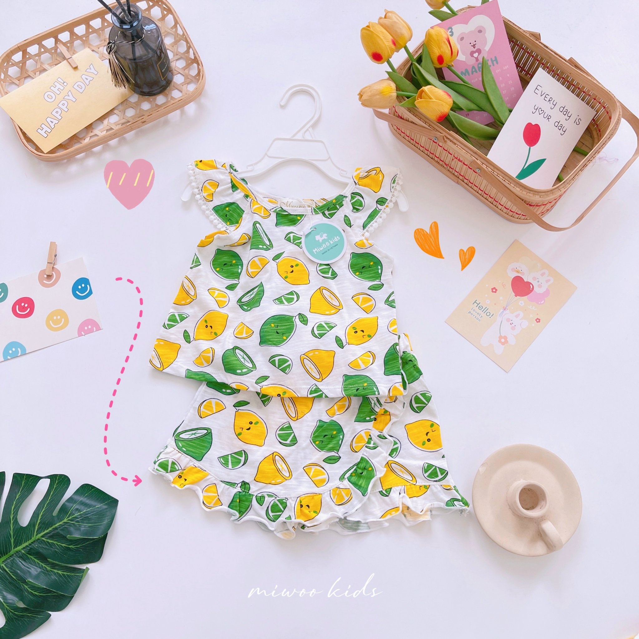 Miwoo Kids Lime Green Yellow
