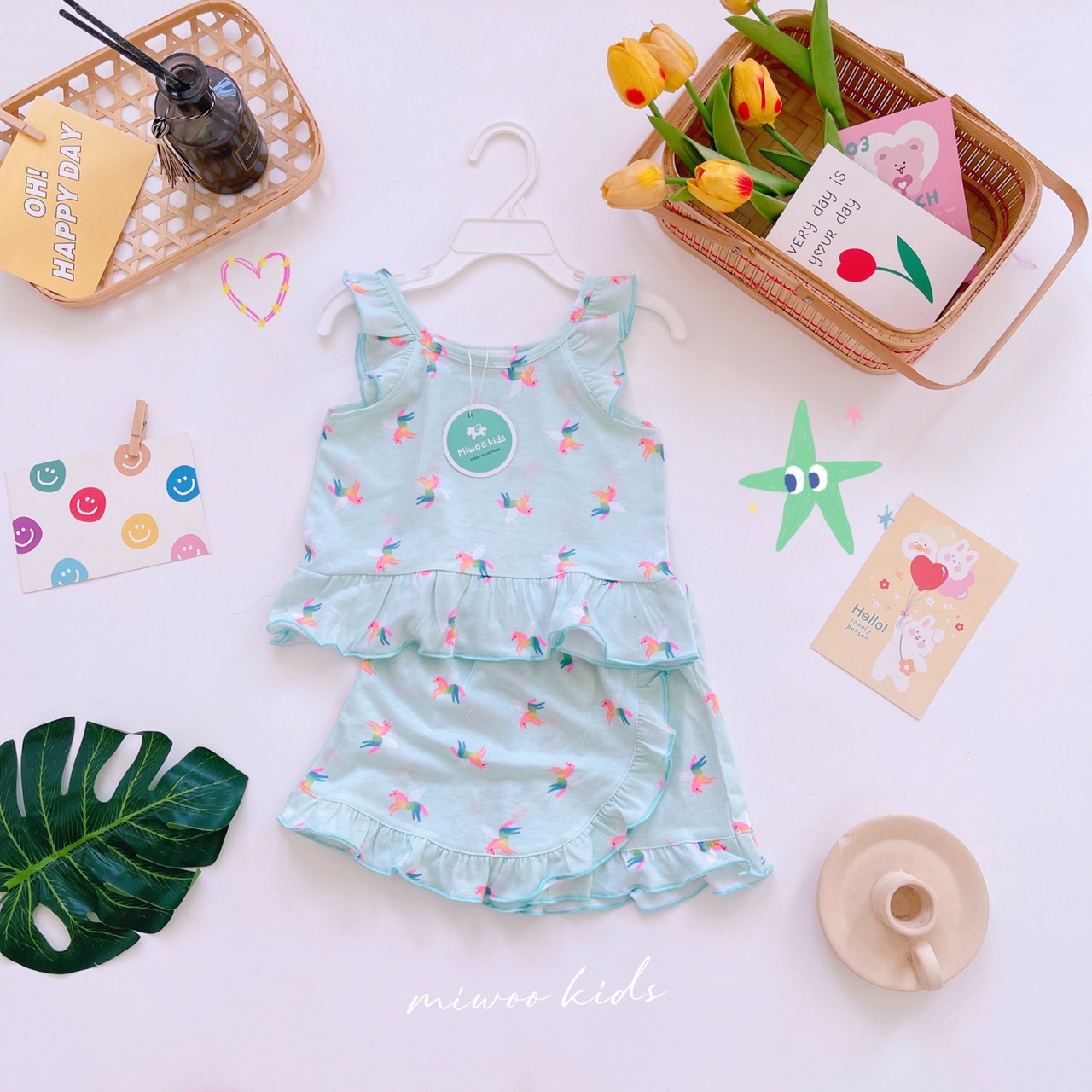 Miwoo Kids Baby Blue Unicorn