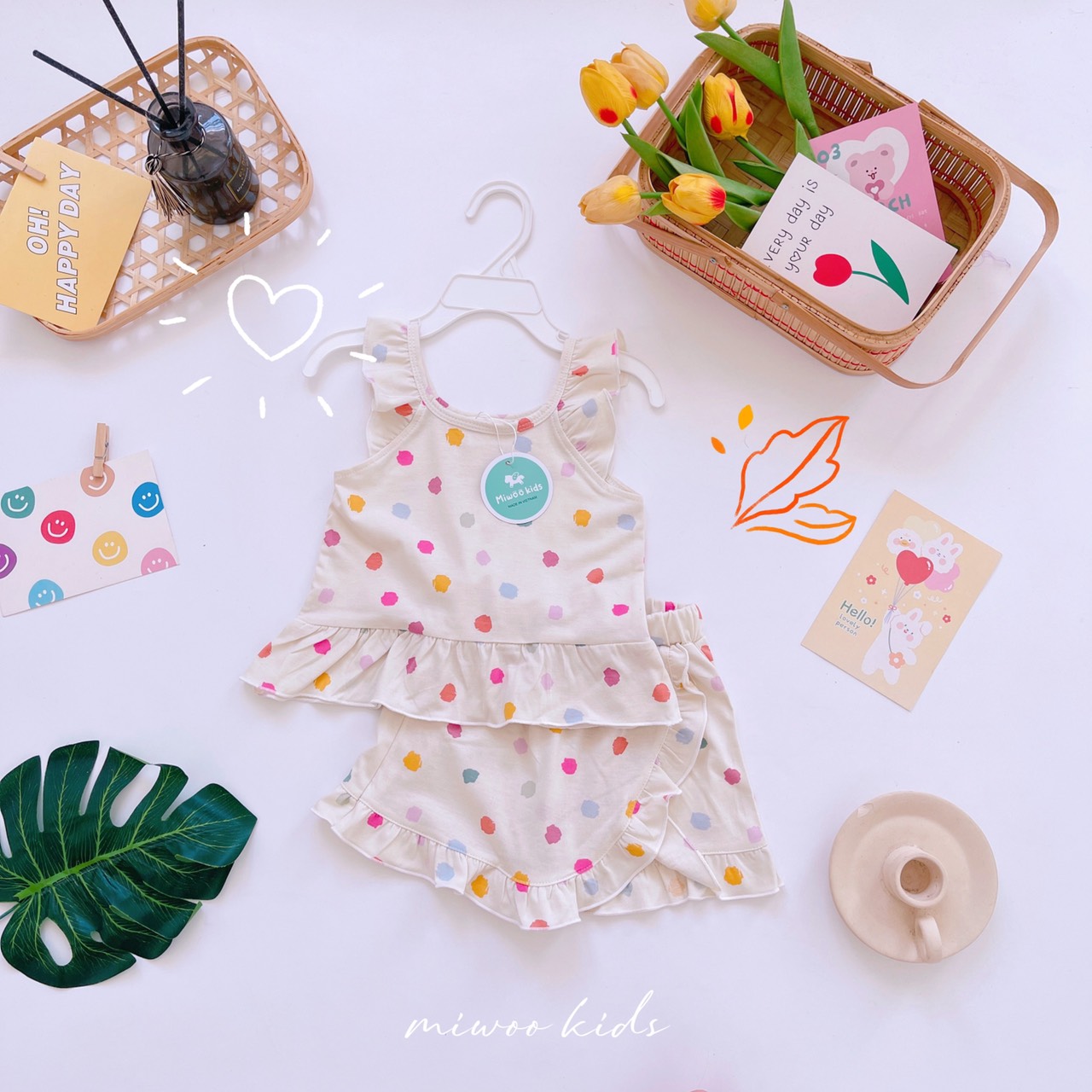 Miwoo Kids White Dot