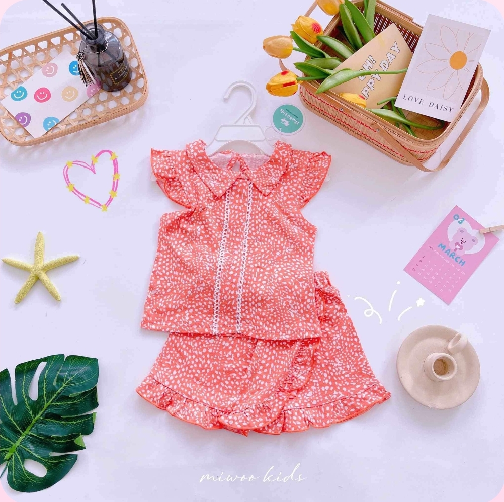 Miwoo Kids White Small Pattern
