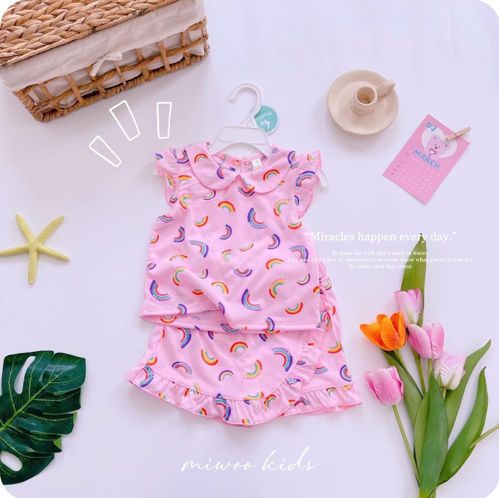 Miwoo Kids Pink Rainbow
