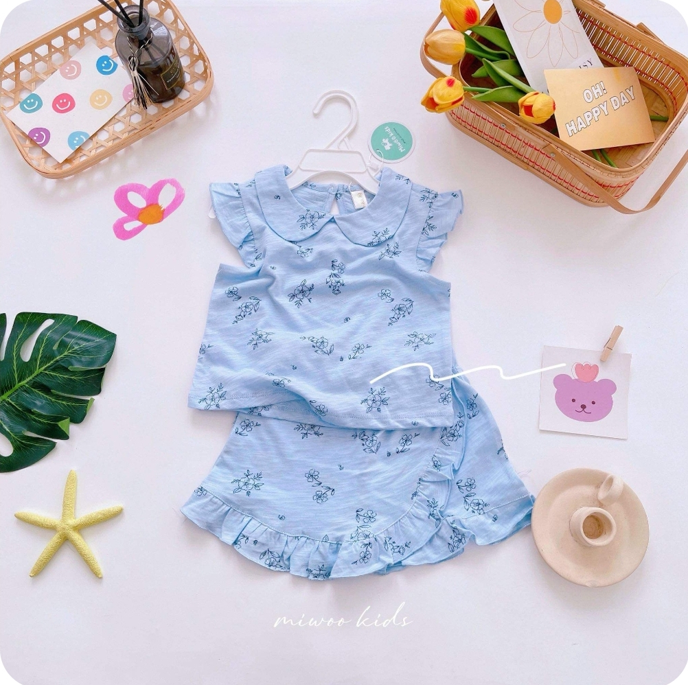 Miwoo Kids Blue Flower
