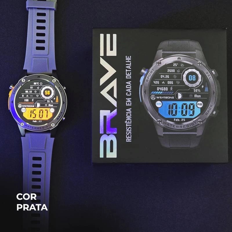 BRAVE | DUPLO GPS | STRAVA | ATE 10 DIAS BATERIA