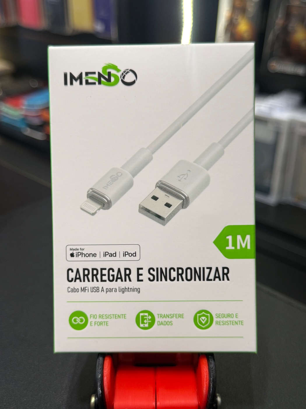 CAB0 IMENSO CARREGADOR E SINCRONIZAR USB A P/ LIGHTNING
