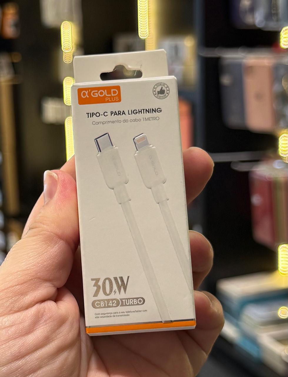 Cabo Gold Tipo C P/ Lightning 30w