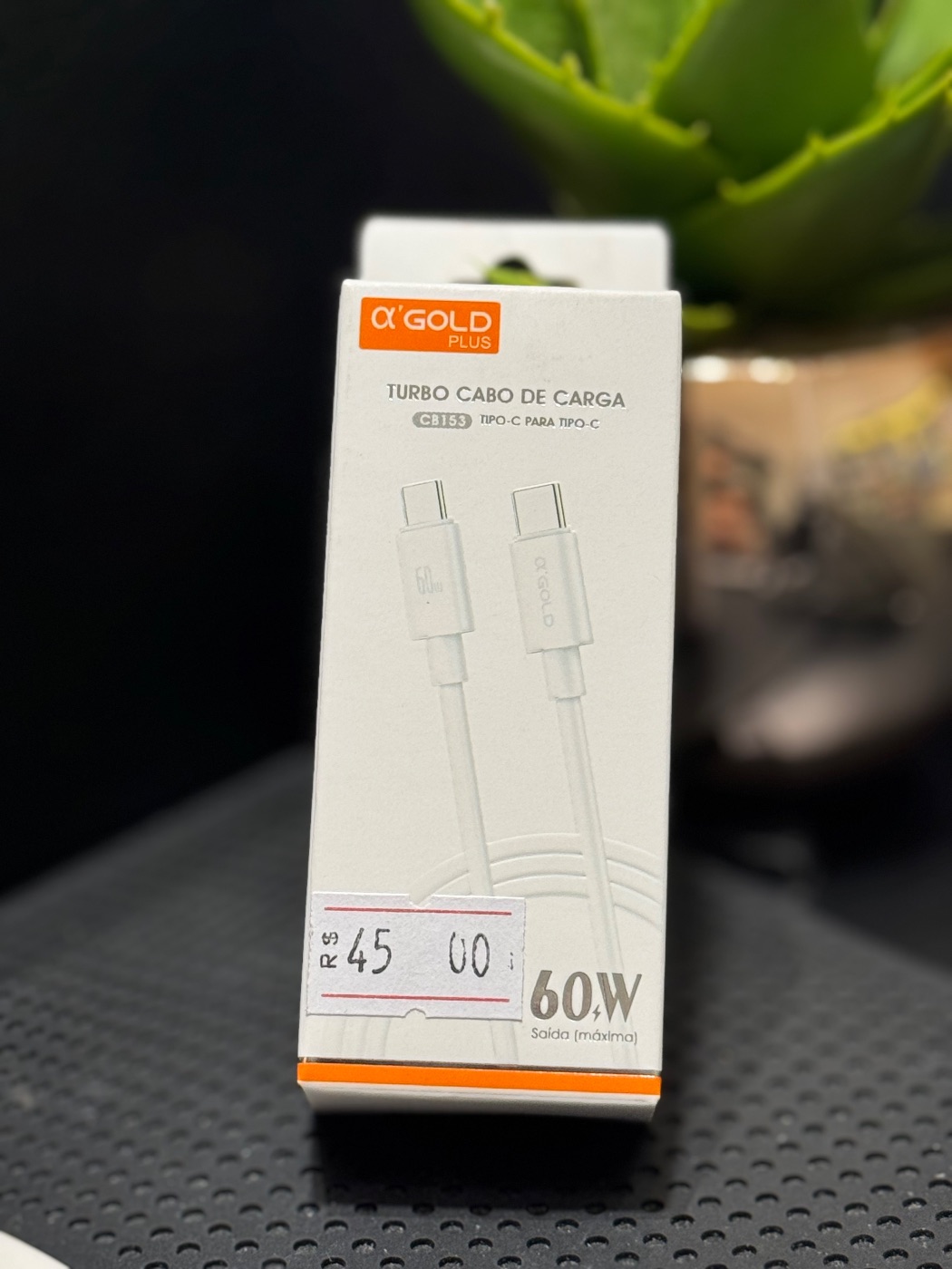 Cabo USB C/C 60W