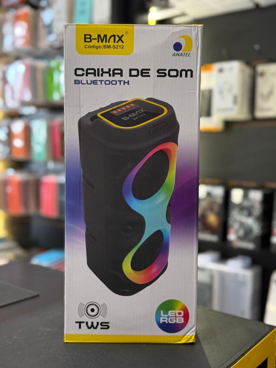 CAIXA DE SOM BLUETOOTH B-MAX