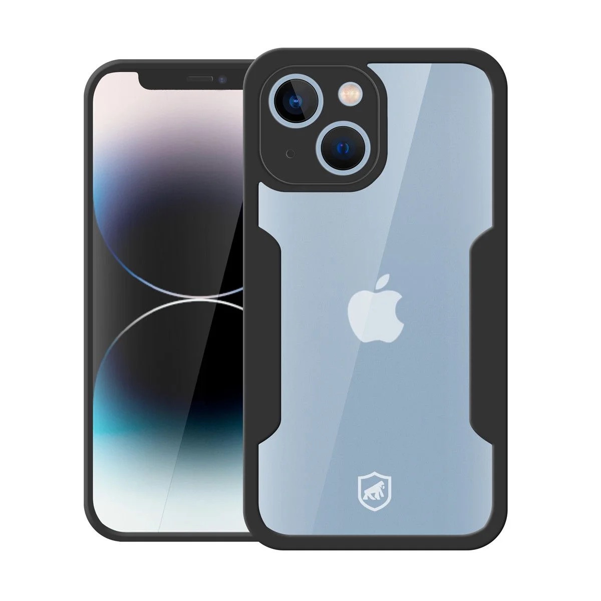 CAPA 360 IPHONE 14  - PRETA - FRENTE E VERSO