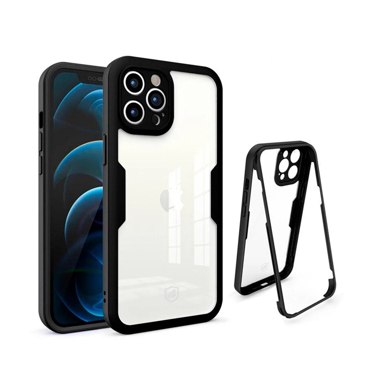 CAPA 360 IPHONE 14 PRO MAX - PRETA - FRENTE E VERSO