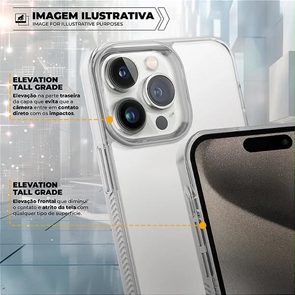 CAPA ANTI -SLIP 16 PRO MAX TRANSPARENTE