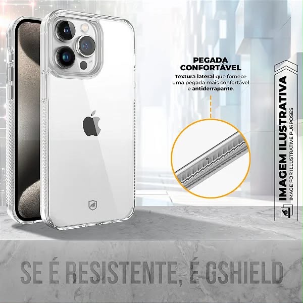 CAPA ANTI -SLIP 16 PRO MAX TRANSPARENTE