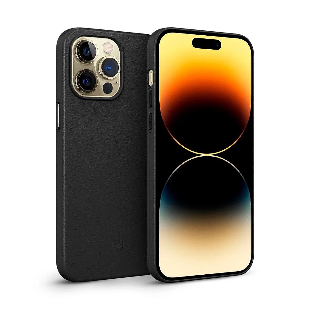 CAPA COURO DUAL IPHONE 14 PRO MAX
