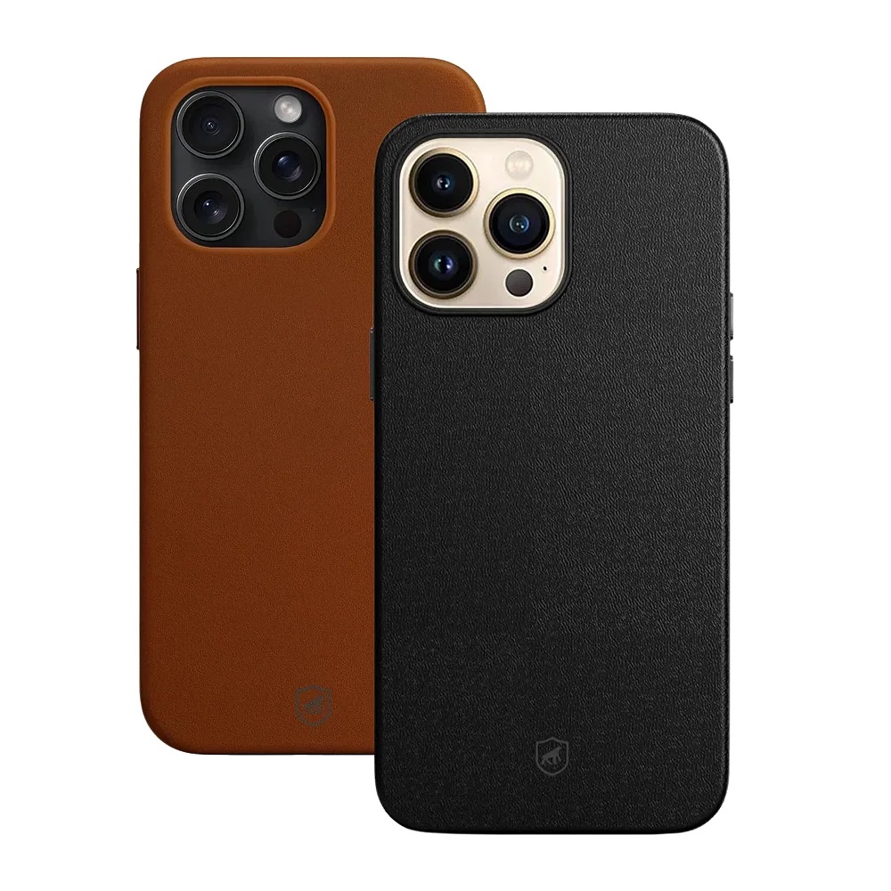CAPA COURO DUAL IPHONE 15