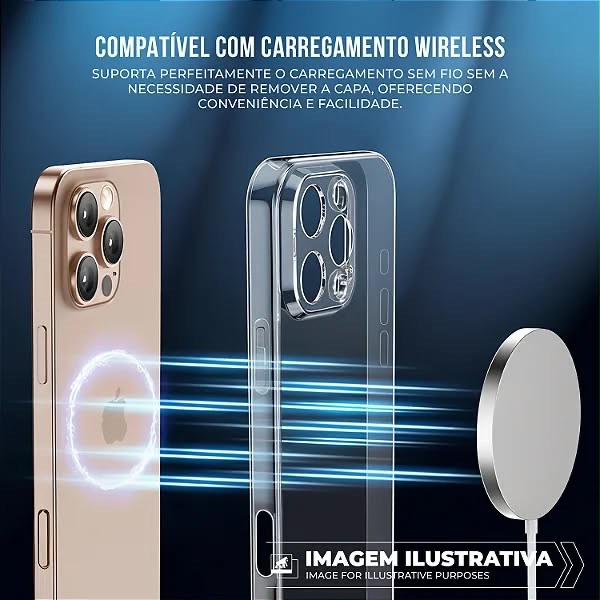 CAPA CRYSTAL SLIM 16 PRO (NÃO AMARELA)