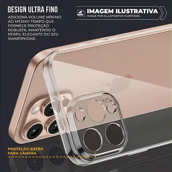CAPA CRYSTAL SLIM 17 PRO (NÃO AMARELA)