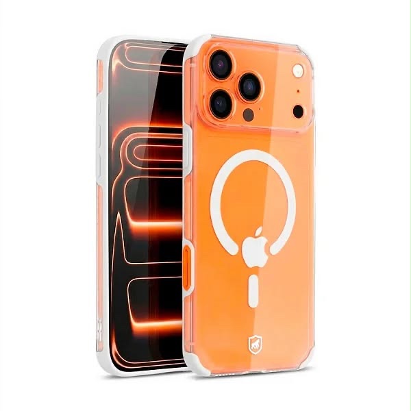 CAPA IPHONE 17 PRO MAX - CRYSTAL EDGE MAGSAFE  - NÃO AMARELA - GSHIELD