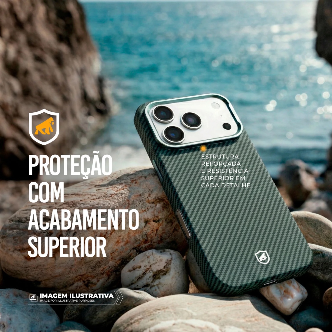 CAPA KEVLAR 17 PRO MAX