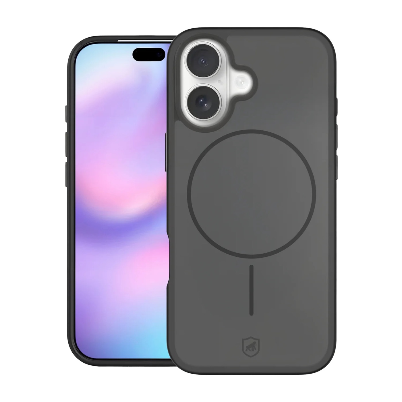CAPA IPHONE 17 - MAGSAFE WAVE FUMÊ - PRETA