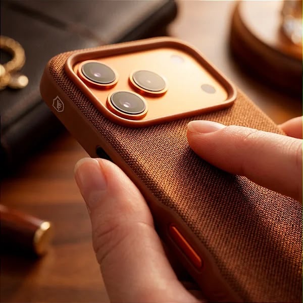CAPA PARA IPHONE 17 PRO - WOOV - MARROM