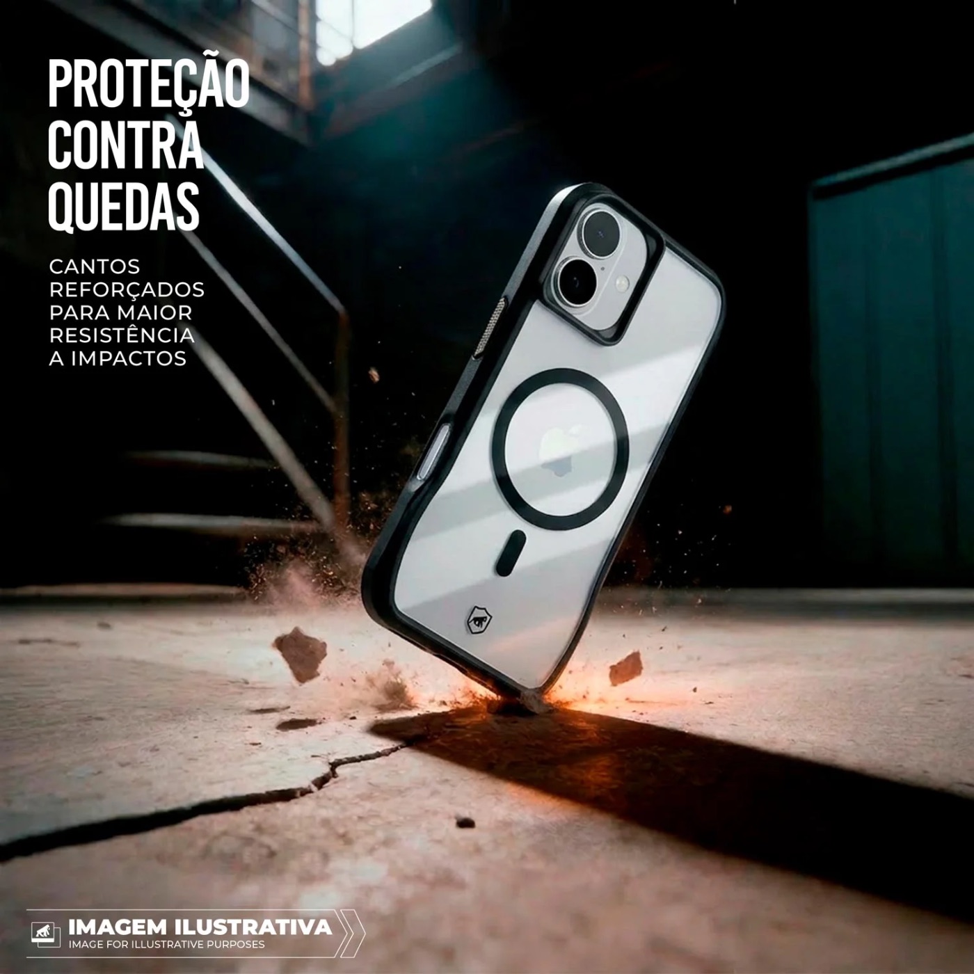 CAPA PHONE 17 - OCTACORE MAGSAFE - PRETA