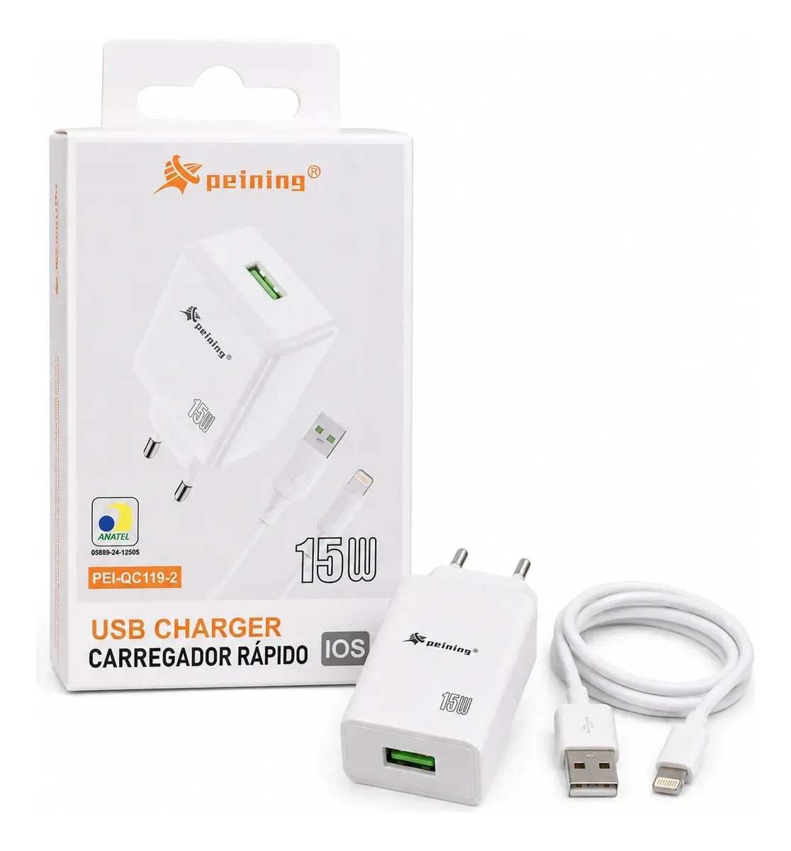CARREGADOR PEINING RÁPIDO 15W