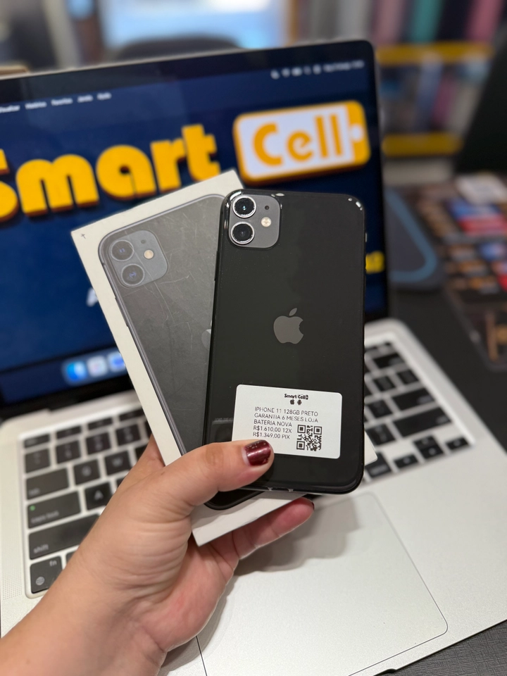 IPhone 11 Preto - Bateria nova 📲