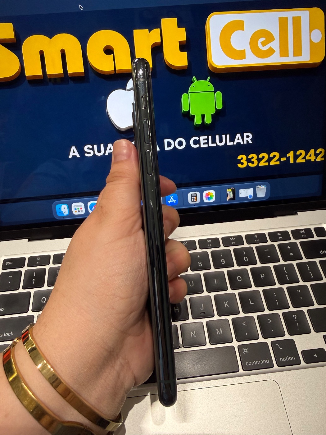 iPhone 11 Pro Max  256GB Verde - Bateria Trocada 📲