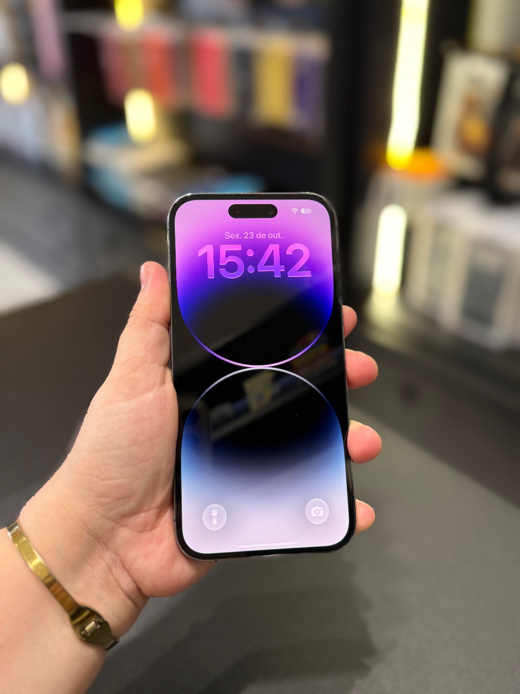 IPHONE 14 PRO - BATERIA E TAMPA TROCADA